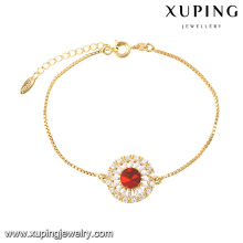 74557 saudi gold jewelry custom metal hand wedding big zircon bracelet